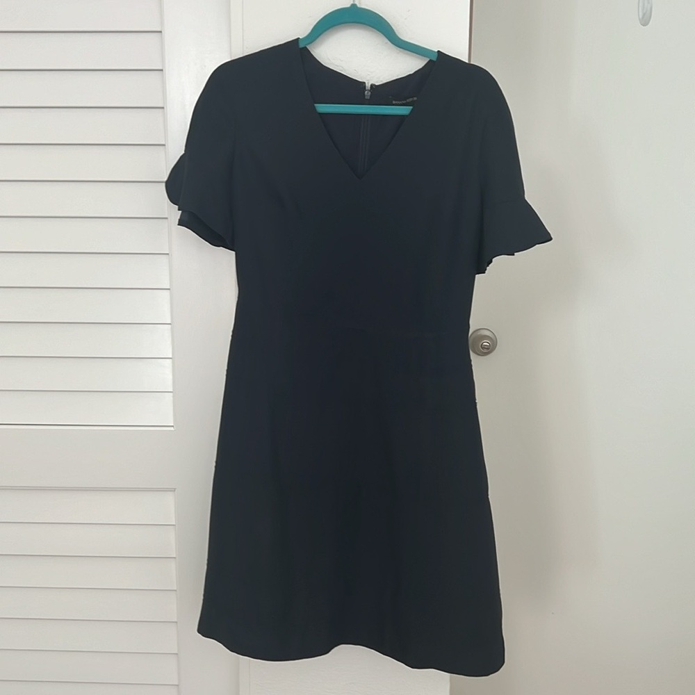 Banana Republic- Navy, Classic Fit and Flare Dress- Size 6
